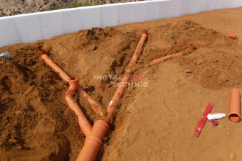 kanalizacja w płycie fundamentowej