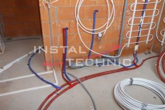 instalacja wodno-kanalizacyjna, odkurzacza centralnego oraz ogrzewania ściennego