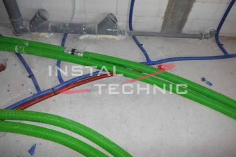 Instalacja wentylacji mechanicznej – rury pe-flex oraz Instalacja wodno-kanalizacyjna