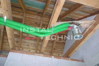 Instalacja wentylacji mechanicznej – rury pe-flex
