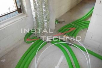 Instalacja wentylacji mechanicznej – rury pe-flex